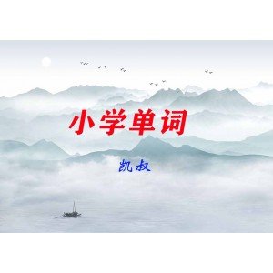 【凱叔】小學(xué)單詞 讀的準(zhǔn)記得牢