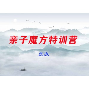 【凱叔】親子魔方特訓(xùn)營1(三階0基礎(chǔ))