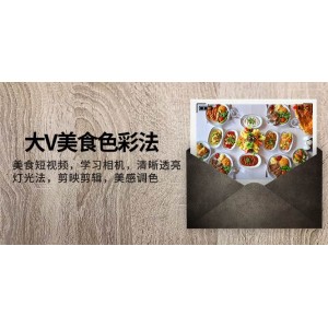 大V美食色彩法：學習相機與燈光法，制作清晰透亮的美食短視頻，使用剪映進行剪輯與美感調(diào)色