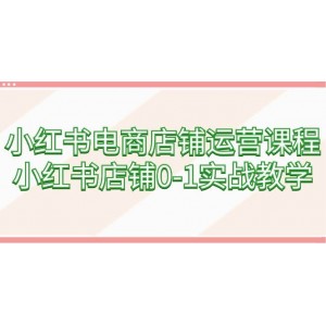 小紅書電商店鋪運(yùn)營(yíng)實(shí)戰(zhàn)課程：從零到一全面解析，60節(jié)精品課程助你快速上手